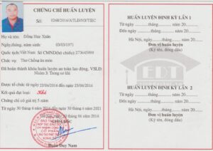 Quy trình cấp và quản lý thẻ an toàn vệ sinh lao động