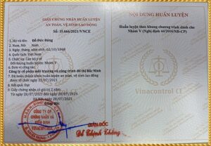 Thời hạn của thẻ an toàn lao động