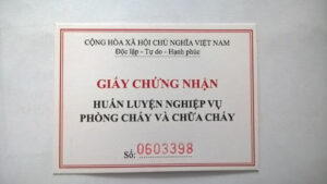 Chứng chỉ huấn luyện nghiệp vụ PCCC là gì?