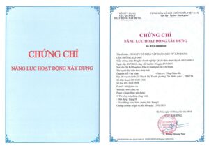Chứng chỉ năng lực xây dựng là gì?